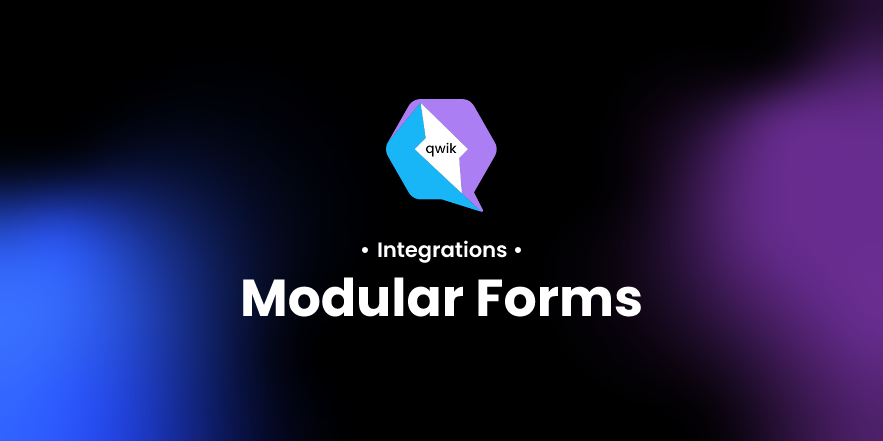 Modular Forms | Integrations 📚 Qwik Documentation